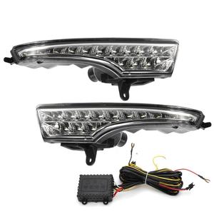 Feu anti-brouillard LED DRL, accessoire de véhicule, indicateur de pièces de voiture, couverture 2013-2016, 2 pièces - Product Image 1