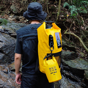 <span class=keywords><strong>Sac</strong></span> <span class=keywords><strong>à</strong></span> <span class=keywords><strong>dos</strong></span> de randonnée et de camping multifonctionnel en PVC imperméable avec sangle en maille 20L/30L, équipement de plein air unisexe - Product Image 2