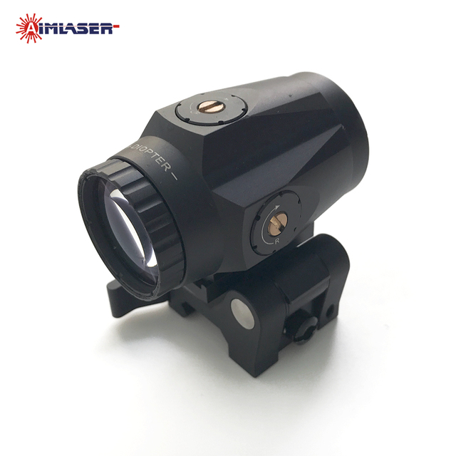 7075 Aluminum IP67 Waterproof 1000G Shockproof Red Dot Sight Holographic Sight Hunting Scope Tactical 3X Magnifier Optics