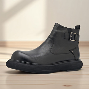 Zapatos Casuales de Hombre de Primera Calidad, Diseño Clásico y Moderno con Degradado, Punta Descubierta, Suela de Goma Impermeable, para Otoño/Invierno, Siempre a la Moda - Product Image 1