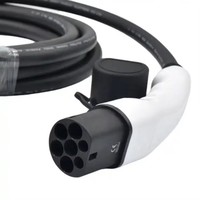 Conector de carga EV de 16A y 32A, trifásico, 5 pines, 7 pines, tipo 1, tipo 2, carcasa de PC duradera para aplicaciones eléctricas