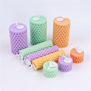 Wholesale Eco-Friendly Dishwasher Safe Pillar Silicone Resin Cylindrical Candle Mold for Home Decoration Scented Candle - Product Image 4