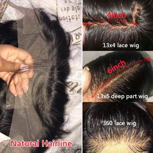 Uniky Günstige Echthaar Perücken Für Schwarze Frauen Brasilia nische Jungfrau Nagel haut Ausgerichtetes Echthaar 13x4 Spitze Front Perücke Loose Wave Hot Sale - Product Image 5