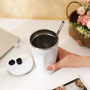 แก้วกาแฟ 500 มล. แบบสองชั้นสุญญากาศ พร้อมฝาปิดกันรั่ว แก้วกาแฟแบบกำหนดเอง - Product Image 3