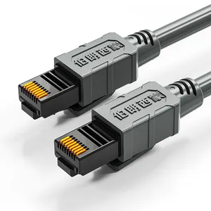 Kabel Patch Utp Cat6 0.8M Kabel Jaringan Ethernet Sambungan Layar Led Khusus Berlapis Emas