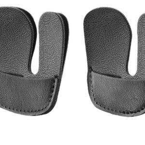 Protège-doigts de tir à l'arc en PU, double couche, ajustable avec fermeture auto-agrippante, pour arcs classiques et à tir droit, équipement de protection unisexe - Product Image 5