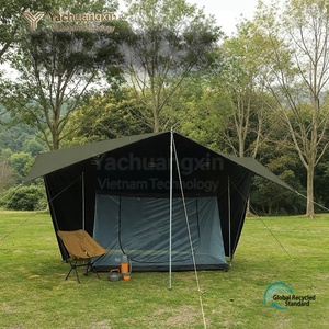 19 Hanging Point Multifunctional Sky Curtain Khaki Awning Only UPF50+ Waterproof 2000-3000mm Outdoor Use - Product Image 5
