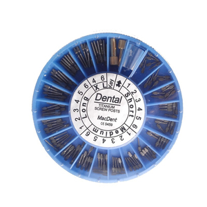 Vis dentaire manuelle en titane/plaqué or/acier inoxydable, broches coniques pour canal radiculaire, classe II - Product Image 6