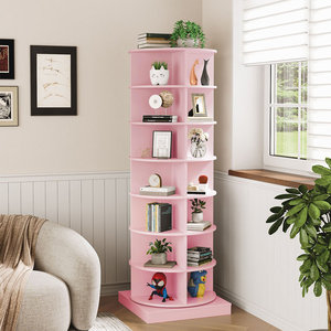 Commercio all'ingrosso stile moderno rotondo <span class=keywords><strong>scarpiera</strong></span> in legno armadietto personalizzabile soggiorno mobili 360 rotanti <span class=keywords><strong>scarpiera</strong></span> <span class=keywords><strong>rosa</strong></span> - Product Image 5