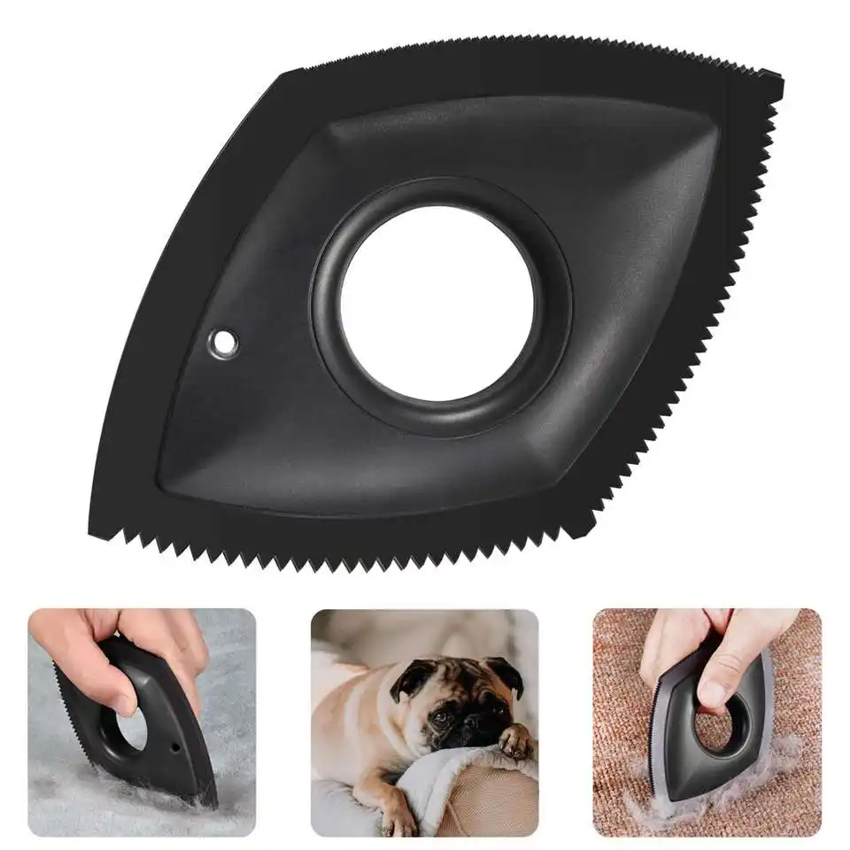 Easy Pet Hair Remover For Couch Brush Mini Dog 4 In 1 Hair Removal Easy To Clean Cat Car Detailing Squeegee