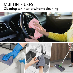 Serviette de séchage <span class=keywords><strong>pour</strong></span> voiture en microfibre ultra douce, très absorbante, sans peluches, anti-rayures <span class=keywords><strong>pour</strong></span> le detailing automobile, serviette tricotée warp - Product Image 5