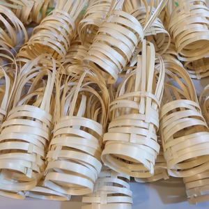 Portavasos de bambú hecho a mano de Vietnam Organizador de mesa ecológico para tazas de café Vasos de té y uso de almacenamiento de cocina - Product Image 1