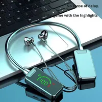 Auriculares Bluetooth S8 con Banda para el Cuello, Pantalla LED Digital, Control Táctil, LHDC, Batería de Larga Duración, IPX5 Impermeables, Chipset JL, BT 5.3 para Deportes