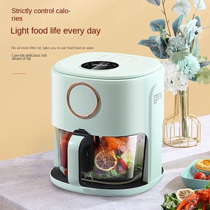 Intelligent Transparent Modern Square Air Fryer Non-Stick Surface French Operating Language Electric Power for Household Use - Product Image 6