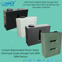 Réservoir d'eau en plastique HDPE durable de marque JSM, moulage par rotation, OEM, avec garantie de 2 ans pour le système de stockage de liquide de refroidissement d'expansion