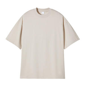 T-shirt homme surdimensionné en coton 100% pur, personnalisable avec logo, haute qualité, t-shirt homme uni - Product Image 2