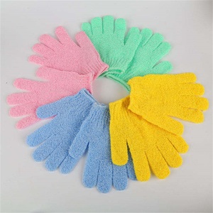 CF Multi Color Voordelige Prijs Exfoliërende Body Spa Lichaamscrub Natuurlijke Handschoenen Douchehandschoenen Exfoliërende Handschoen - Product Image 2