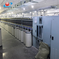 Máquina de hilar por fricción DREF para la producción de hilo de algodón para mopas con motor central y componentes de motor