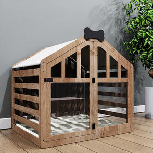 Vente en gros de meubles de caisse d'intérieur pour niche moderne pour chiens de grande taille - Product Image 4
