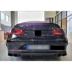 ลิ้นกันชนหลังคาร์บอนไฟเบอร์แท้ สีดำเงา สำหรับตกแต่งรถยนต์เมอร์เซเดสเบนซ์ เอส-คลาส คูเป้ W217 S63 BR 2014 ชุดแต่ง - Product Image 5
