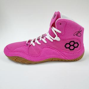 Scarpe da boxe leggere personalizzate da uomo donna con suola in gomma resistente all'usura scarpe da Wrestling traspiranti - Product Image 4