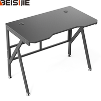 Beisijie Table de jeu pour PC à des prix abordables Bureau de jeu de course en forme de K pour Gamer