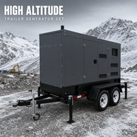 Générateur diesel monté sur remorque pour l'alimentation d'urgence en cas de catastrophe, générateur diesel Doosan avec ATS 70 kVA 60 Hz
