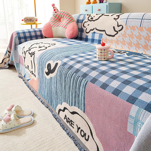 Housse de canapé élastique respirante six couleurs à motifs animaux mignons de dessins animés, <span class=keywords><strong>anti</strong></span>-salissures, tout compris, pour automne-hiver - Product Image 6