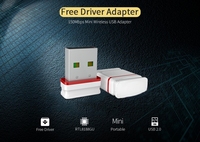 Adaptador WIFI Mini Inalámbrico Interno de Fábrica USB2.0 150Mbps Chipset Realtek 2.4GHz Sin Controlador Portátil en Stock para Laptop PC