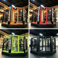 Ring de boxe professionnel pliable, ring de lutte sur mesure, plateforme d'entraînement