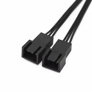 ตัวแยกพัดลม3พินคู่เชื่อมต่อคูลเลอร์ซีพียูหรือพัดลมเคสสองตัวเข้ากับส่วนหัวของเมนบอร์ดเดี่ยวที่มีการเชื่อมต่อที่ปลอดภัย - Product Image 3