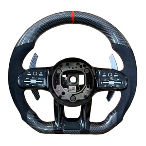 Volant en fibre de carbone pour Mercedes Benz AMG W204 W205 W211 W212 W213 W177 W216 W217 W218 W222 W253 W257 W463 <span class=keywords><strong>GLE</strong></span> G63 C63 - Product Image 2