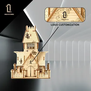 Bird House Jigsaw 3d Wooden Tree House Puzzle Kit For Kids