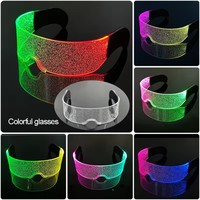 Bestseller LED-Leuchtende Acrylgläser Transparent Farbenfroh Leuchtend Tragbar & Langlebig für Nachtclub-Party-Dekoration