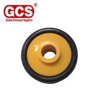 Embout de rouleau de convoyeur en polymère plastique nylon avec trou intérieur rond pour rouleau de 50 mm de diamètre