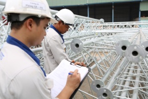 Tour de Communication avec antenne, 4 jambe en acier, Gsm Lte, 10 m, 20 m, 30m, 40 m, 45m, 50m, 60m, pour réseau cellulaire - Product Image 3