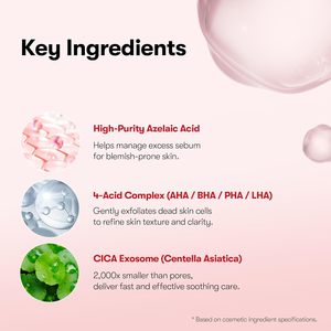 Olio Detergente all'Acido Azelaico, Texture Leggera e Acquosa, Senza Profumo, Struccante per Pelli Sensibili e Acneiche - Product Image 5