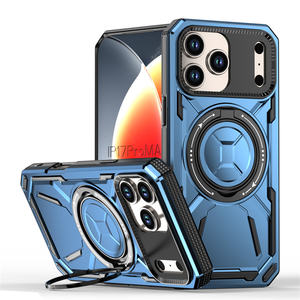 Funda Protectora Resistente con Anillo Giratorio y Soporte <span class=keywords><strong>para</strong></span> Samsung A37 A36 A17 A26, Funda <span class=keywords><strong>para</strong></span> Teléfono <span class=keywords><strong>para</strong></span> <span class=keywords><strong>Hombre</strong></span>, Venta al por Mayor de Lichicase - Product Image 4