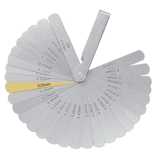 32 Klingen Metrisches Fühler messgerät Hochpräzise 0, 04-0, 88 Dicken messgeräte Spalt füller Fühler messgeräte Messwerk zeug Stecker fühler - Product Image 3