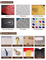 Maßgefertigte Luxus-Kunstpapier-Einkaufstasche mit Goldprägung-Logo aus Recyclingmaterialien und Bandhenkeln für Schmuckverpackungen