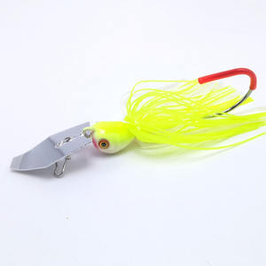 Nouveau modèle Offre Spéciale de pêche leurre solide chatterbait retournement gabarit gros lame gabarit bavardage appât - Product Image 3