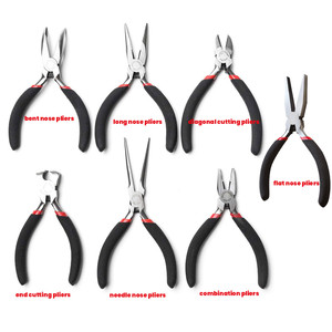 Maxpower-Herramientas de acero al carbono para manualidades, punta redonda, alicates pequeños de joyería de 4,5" - Product Image 1