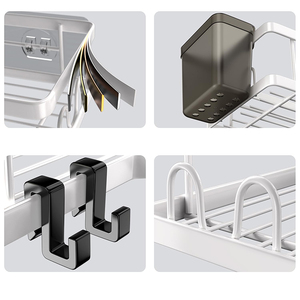 2pcsNo Drilling Adhesive Corner Wall Mounted Black Bathroom Shelves <strong>Shower</strong> Caddy <strong>Shower</strong> Caddy Storage Rack Wall Bathroom <strong>Shelve</strong> - Product Image 5