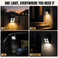 Lampe solaire de jardin de haute qualité pour voiture/maison/extérieur, 100 LED, étanche, avec détecteur de mouvement, lampes solaires murales de jardin