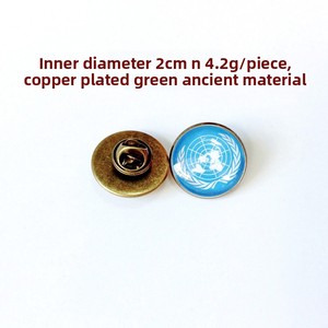 Broche drapeau américain, breloque drapeau national, pour badge de football, en métal fait main, commémoratif, avec colle adhésive, pour accessoires - Product Image 4