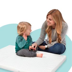 Bambini bambini bambini bambini bambino copri materasso traspirante impermeabile morbido supporto nucleo 3 pieghe materasso per culla box box - Product Image 1