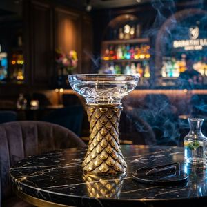 Cazoleta de Cristal Transparente para Cachimba, Cazoleta de Resina Colorida para Shisha, Accesorio de Fumar de Lujo para Bar, Regalo, Viajes - Product Image 4