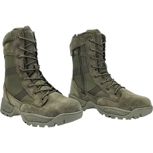 Off-the-shelf Tactical Boots For Men High Top Dark Green Suede Breathable Wear Resistant Outdoor Desert Boots Tactical Boots