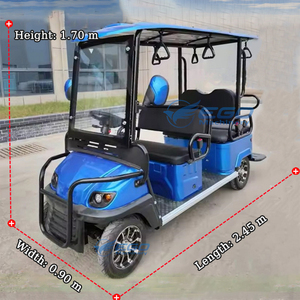 Voiturette de golf 4 places Club Car, véhicule électrique d'occasion économique, véhicule de réception pour terrains de golf, hôtels et aéroports - Product Image 4