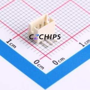 WAFER-ZH1.5-3PWZ Wire-to-Board Pin Header Bent Lead Through Hole,P=1.5mm Connector 1x3P 1.5mm Right Angle Insert ZH - Product Image 1